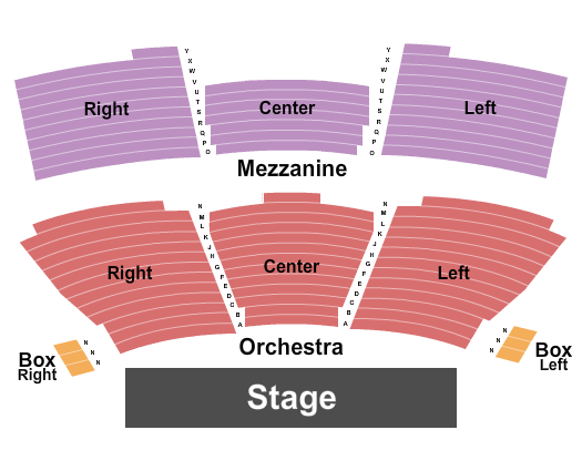 Arts Council of South Wood County Seating Chart: Endstage