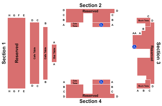 Arvada Center - Black Box Theatre Seating Chart: Center Stage