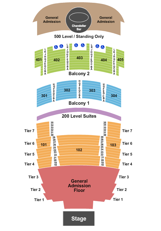The Great Saltair Seating Chart
