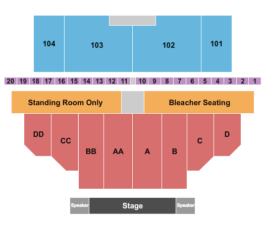 Ashland County Fairgrounds Seating Chart: Endstage GA 2