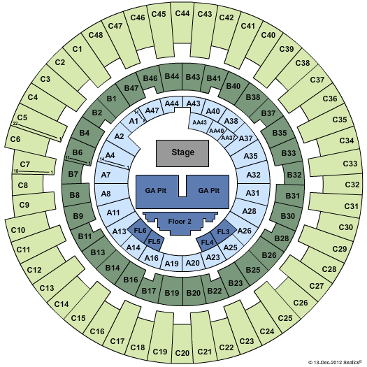 Assembly Hall Seating Chart