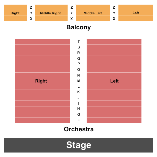 Astor Theatre - Nova Scotia Seating Chart: Endstage