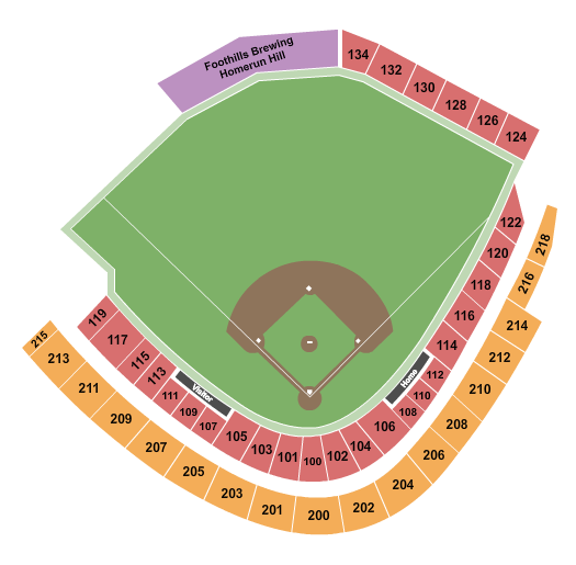 Athletic Park - WI Seating Chart: Baseball 2020