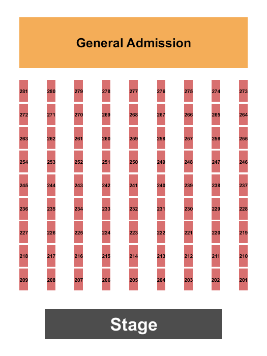 Atlanta Coliseum Seating Chart: GA & Tables