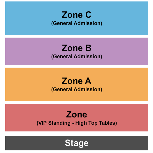 Atlanta Eagles Arena Seating Chart: GA Zones