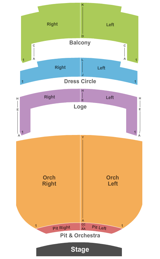 The Masquerade Seating Chart