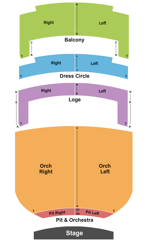 Interactive Seating Chart Segerstrom Hall