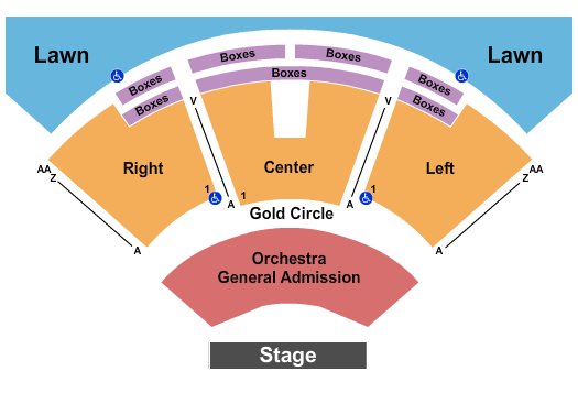 Atlantic Union Bank Pavilion Seating Chart: Endstage GA Orch