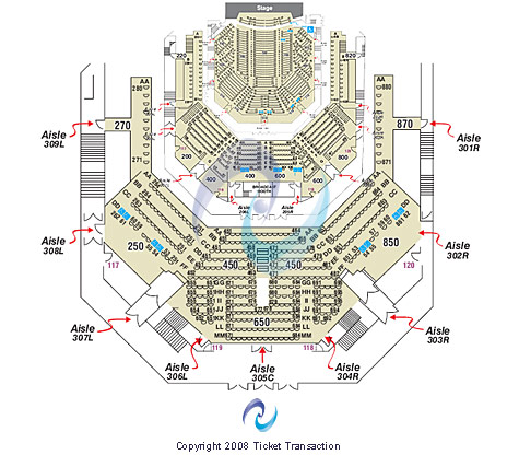 Atwood Concert Hall Seating Chart
