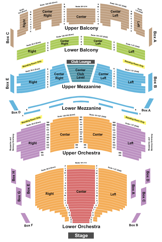 City Winery Chicago Seating Chart