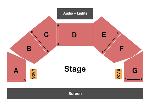 Auction Barn Studio Seating Chart: Endstage