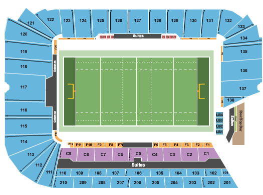 Audi Field Seating Chart: Rugby