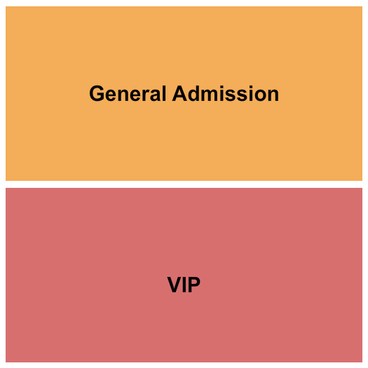 August Hall Seating Chart: GA & VIP