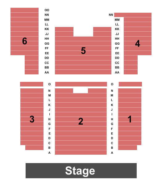 Augusta Historic Theatre & Arts Council Seating Chart: Endstage 2