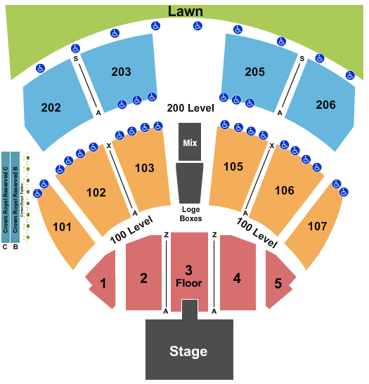 Germania Insurance Amphitheater Seating Chart
