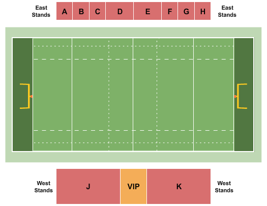 AutoNation Sports Field Seating Chart