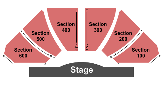 Autumn Ridge Church Seating Chart: End Stage