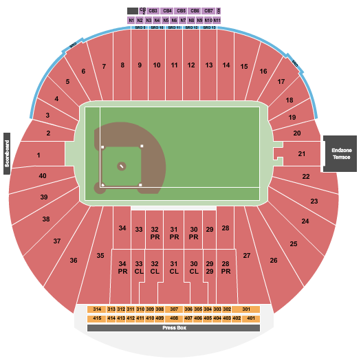 Autzen Stadium Seating Chart: Savannah Bananas