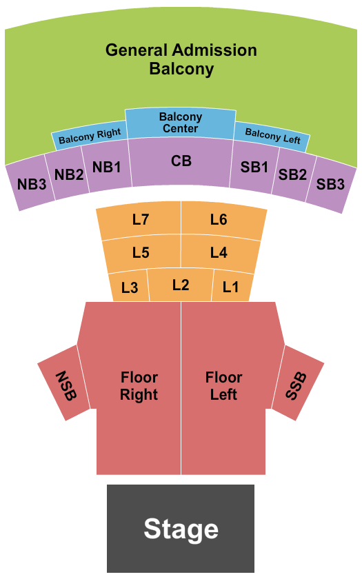 Avalon - Hollywood Seating Chart: Endstage 3