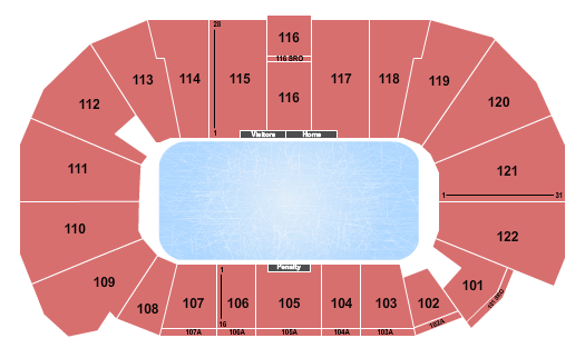 Avenir Centre Seating Chart: Hockey 2