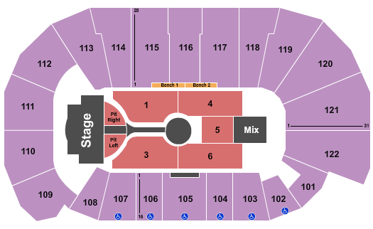 Tacoma Dome Michael Buble Seating Chart