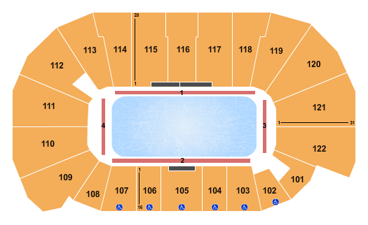 Avenir Centre Seating Chart: Stars On Ice 2