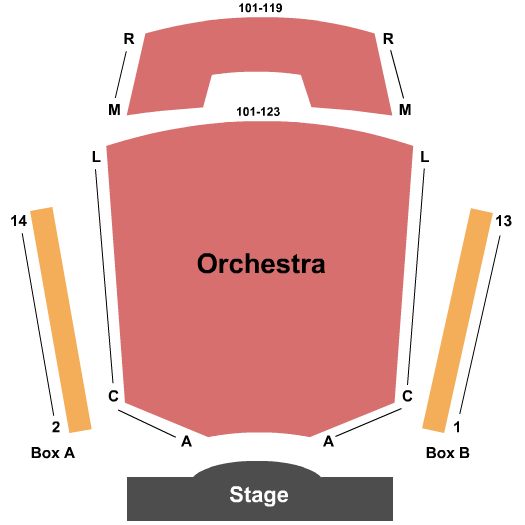 Bee Gees NOW Aventura Arts & Cultural Center - Aventura Seating Chart