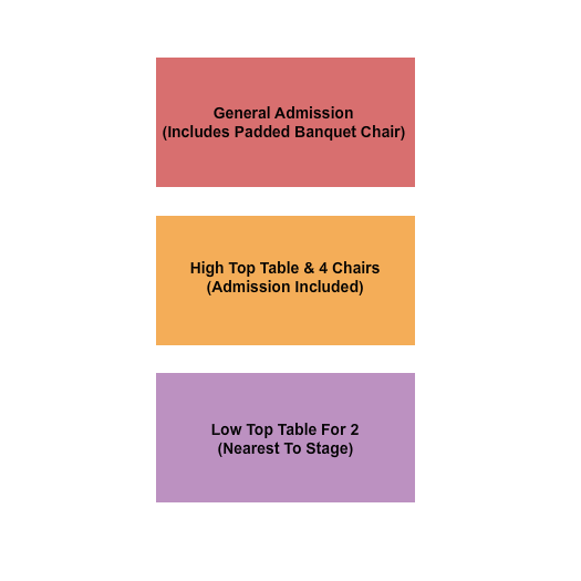 Avenue 912 Event Center Seating Chart: GA/Tables