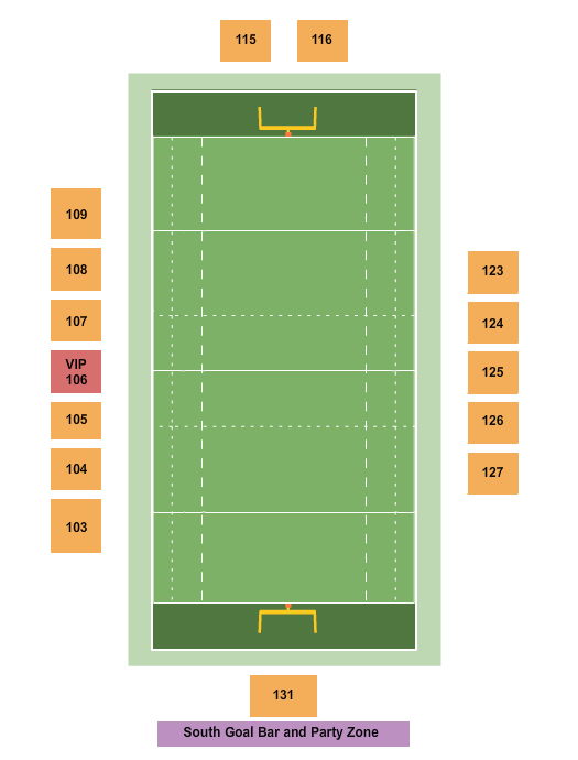 Aveva Stadium Map