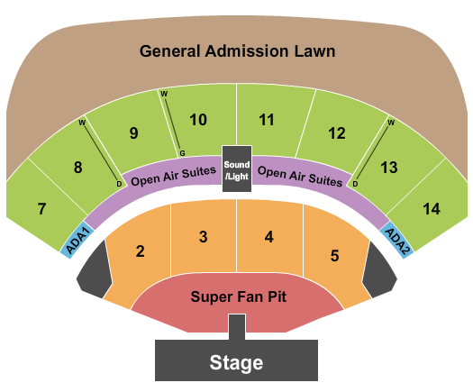 Azura Amphitheater Seating Chart: Country Stampede