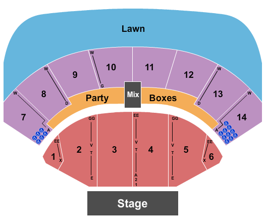 Azura Amphitheater Seating Chart: Endstage 2
