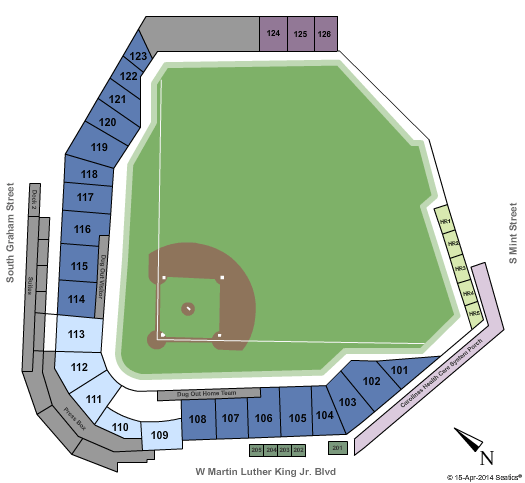 Charlotte Knights Baseball Stadium Seating Chart