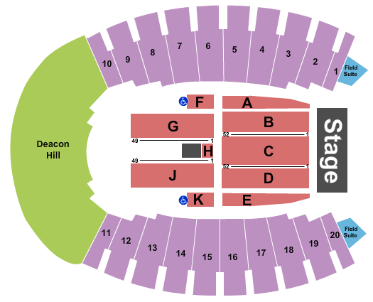 BB&T Field Seating Chart: Billy Joel
