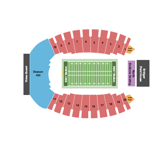 BB&T Field Map