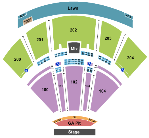 Freedom Mortgage Pavilion Seating Chart: Alice in Chains