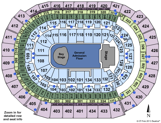 BB&T Center Seating Chart