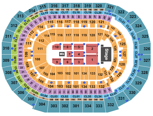 Amerant Bank Arena Seating Chart