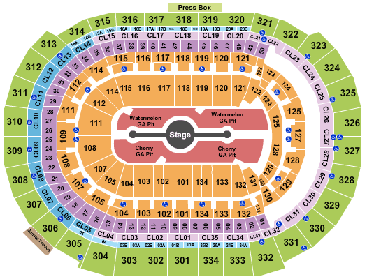 Harry Styles Indianapolis Seating Chart