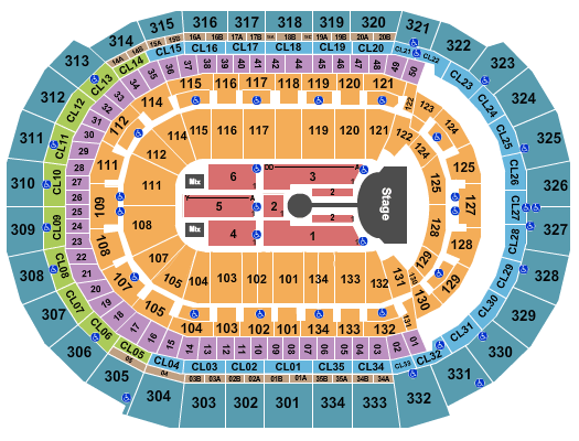 Amerant Bank Arena Seating Chart