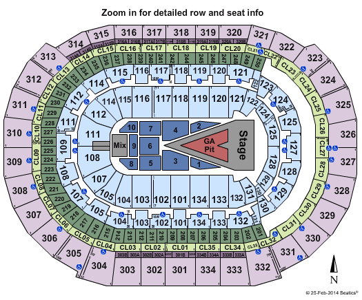 Center concert honda justin ticket timberlake #7