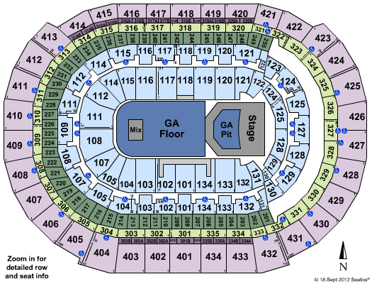 BB&T Center Seating Chart