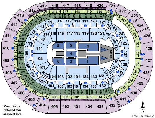 BB&T Center Seating Chart