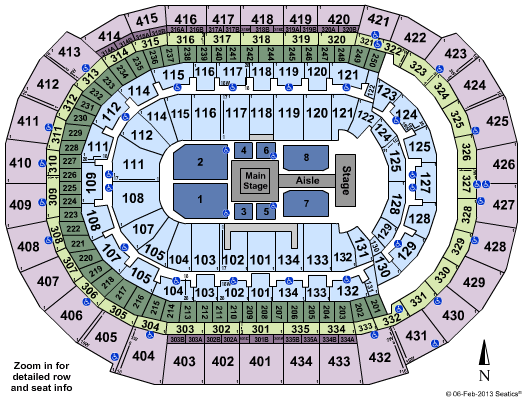 BB&T Center Seating Chart