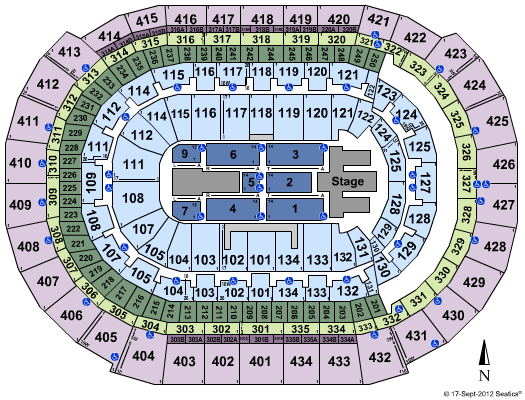 BB&T Center Seating Chart