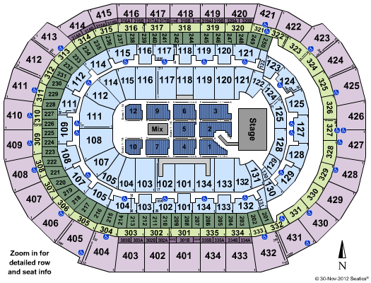 BB&T Center Seating Chart