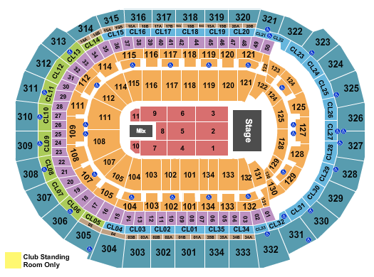 Amerant Bank Arena Seating Chart: The Eagles