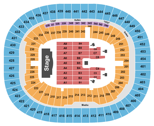 BC Place Stadium Seating Chart: Bruno Mars