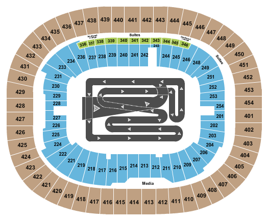 BC Place Stadium Seating Chart: Motorcycle Racing