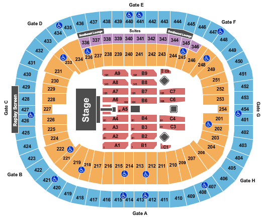 BC Place Stadium Seating Chart