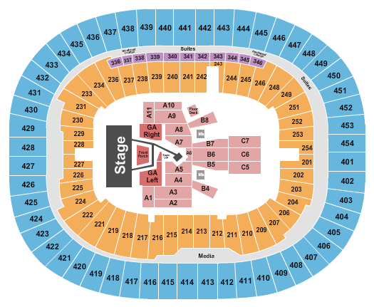 BC Place Stadium Seating Chart: Noah Kahan
